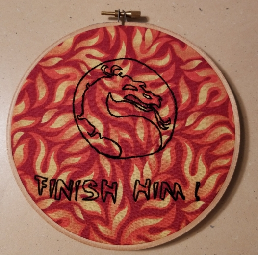 Mortal Kombat Embroidery
